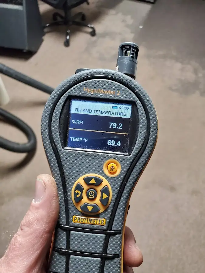 Moisture meter humidity assessment for Mold Remediation & Removal in Basehor